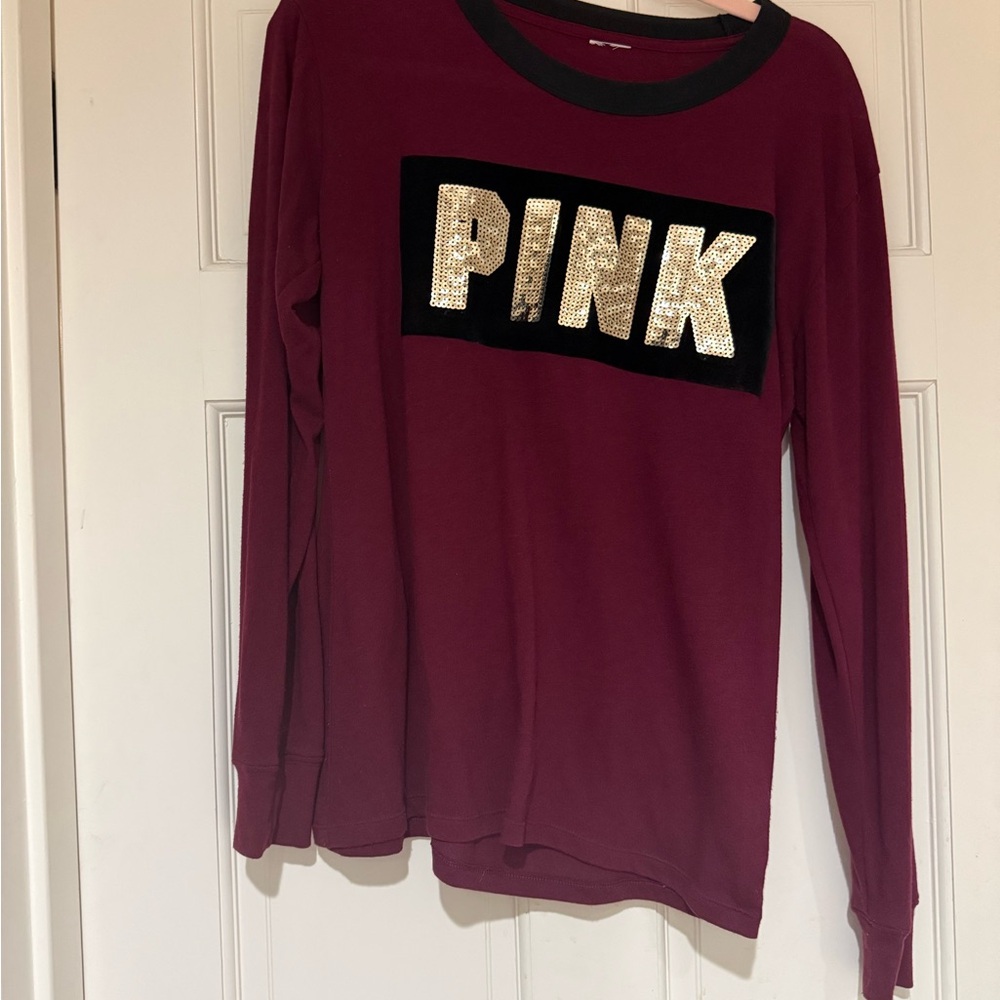 Victoria's Secret PINK Maroon Top